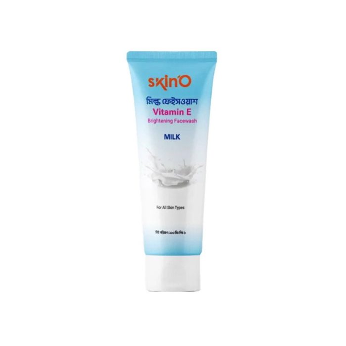 Skino Vitamin E Brightening Facewash (Milk) 110Ml