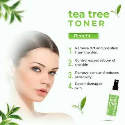 SkinO Tea Tree Toner With (Light AHA,BHA,PHA) 100ml