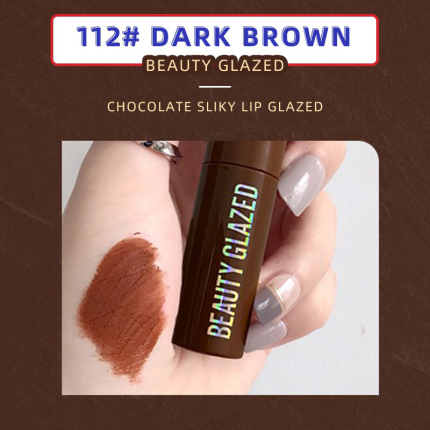 Beauty Glazed Chocolate Lipstick - 112# Dark Brown