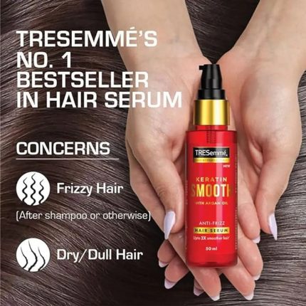 Tresemme Keratin Smooth Anti-Frizz Hair Serum With Argan Oil 50ml