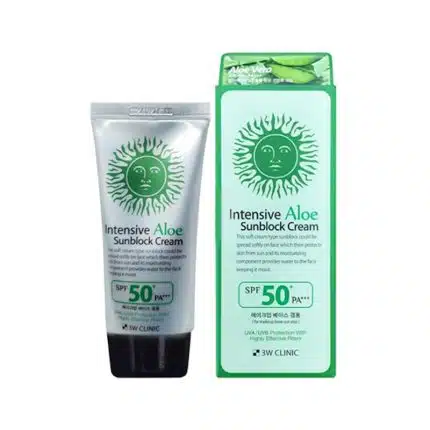 3W Clinic Aloe Sunblock Cream