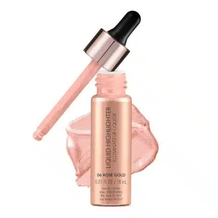 swiss beauty liquid highlighter rose gold