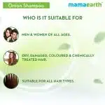 Mamaearth Onion Shampoo for Hair Fall Control 250ml