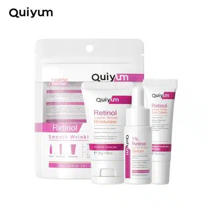 Quiyum Retinol Smooth Wrinkle Skincare Set - 3pcs