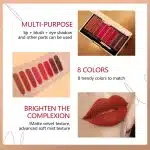 IMAGIC 8 Color Matte Lipstick Palette