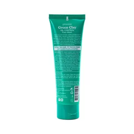 Groome Green Clay Oil Control Face Wash - 100m