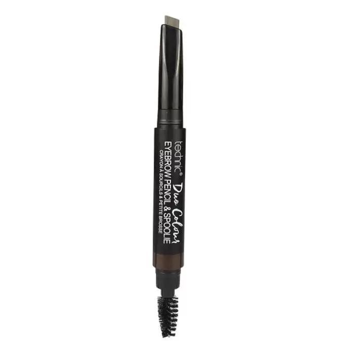 Technic Duo Colour Eyebrow Pencil &Amp;Amp; Spoolie- Dark 5021769810193